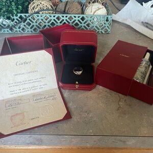 Cartier Silver and Gold Ring